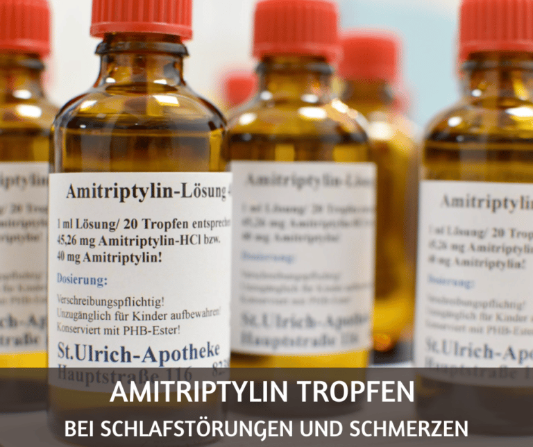 Amitriptylin Tropfen bei Schlafstörungen und Schmerzen