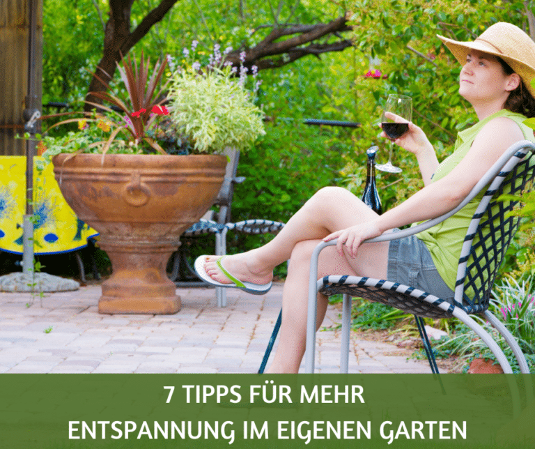Entspannung im Garten: 7 einfache Tipps