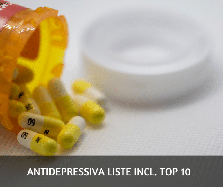 Antidepressiva Liste incl. Top 10