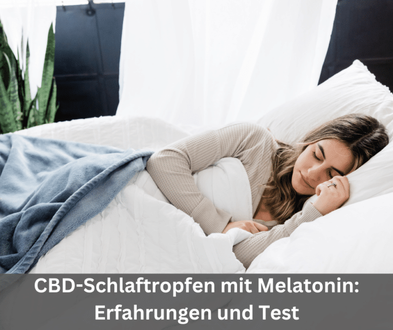 CBD-Schlaftropfen mit Melatonin: Erfahrungen und Test